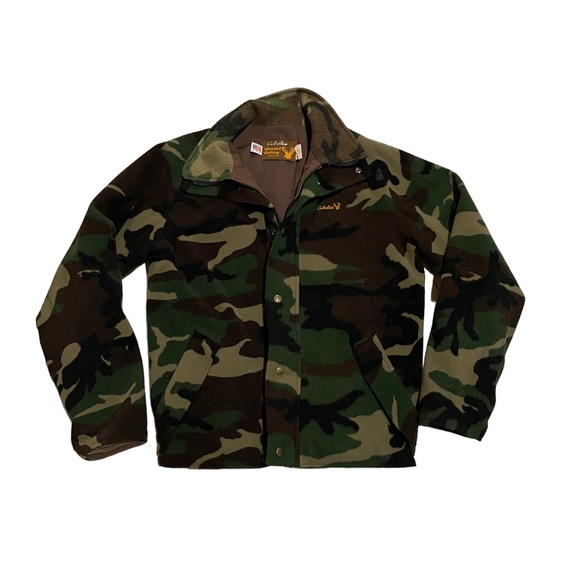 Cabela's Other - Vintage CABELA'S Whitetail Clothing Camouflage GORE-TEX Fleece Jacket Sz Men's M
